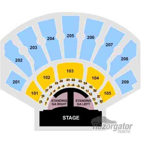 Britney Spears Piece Of Me Seating Chart